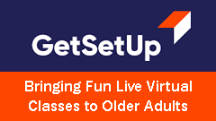 Get Set Up. Bringing fun live virtual classes to older adults.